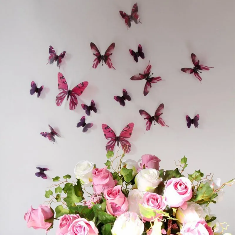 Бумажные бабочки для декора