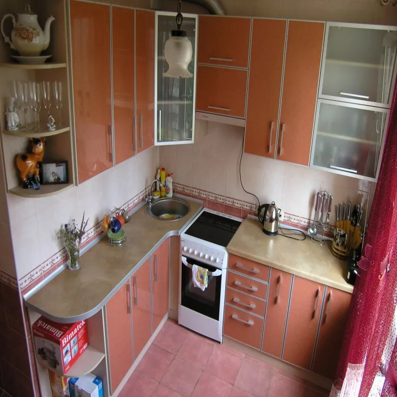 Интерьер кухни 9 квадратных метров в панельном доме фото