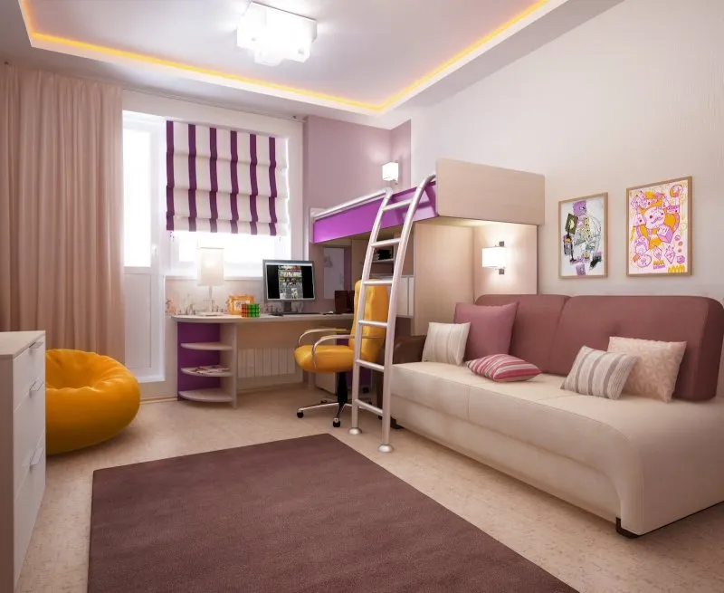 Спальня детская гостиная