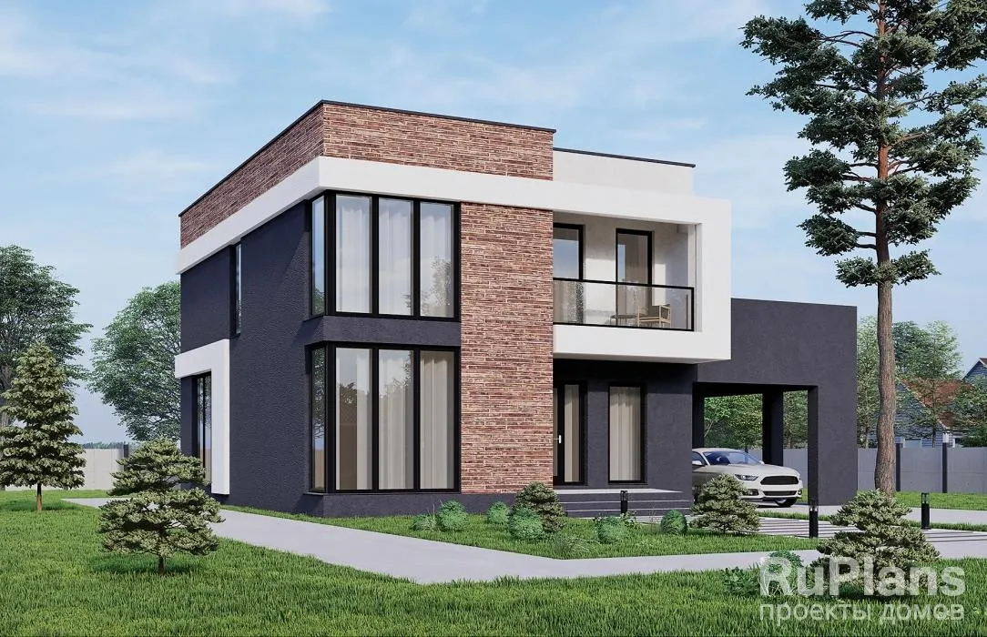 Планы, интерьеры, 3D виды, фото, чертежи и планировки коттеджей в 2 ...
