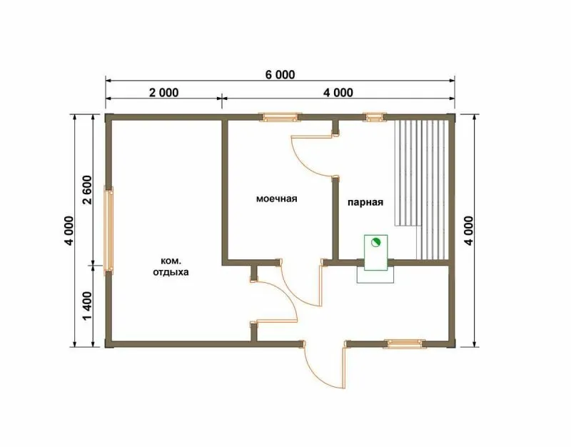 Готовый проект каркасной бани 2 5х5 Проект каркасной бани 3*4 своими руками - 155 фото и варианты.