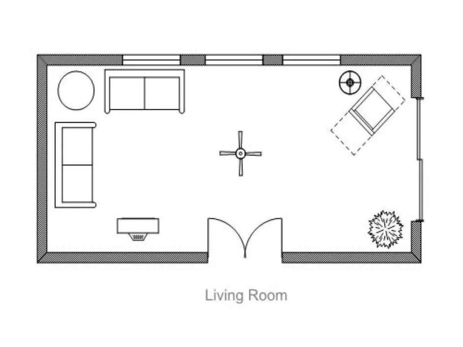 План Living Room
